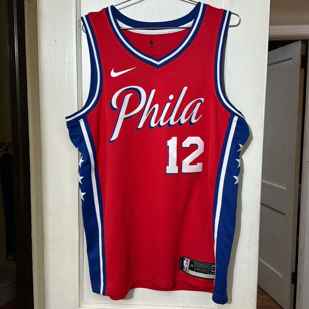 76ers Nike Dri Fit Jersey - Harris #12